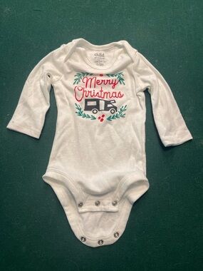 Carters Christmas baby onesie